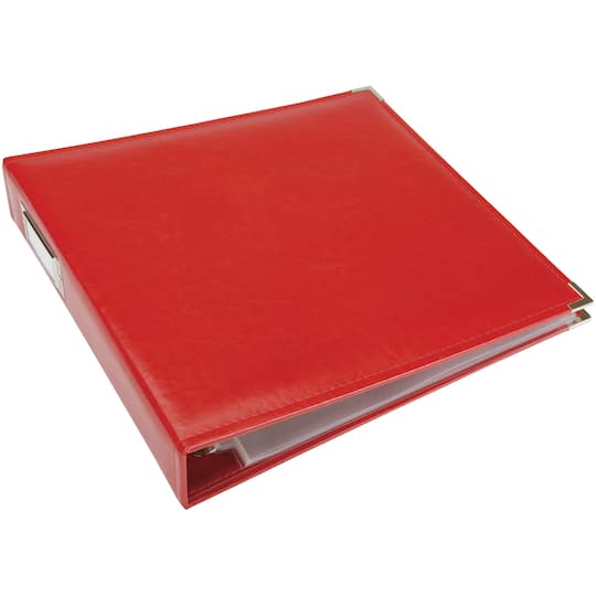 We R Memory Keepers&#xAE; Classic Leather&#x2122; D-Ring Album, 12&#x22; x 12&#x22;